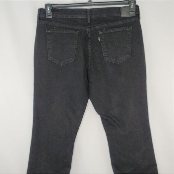 Levi's 505 Straight Black Jeans - Picture 4 of 12